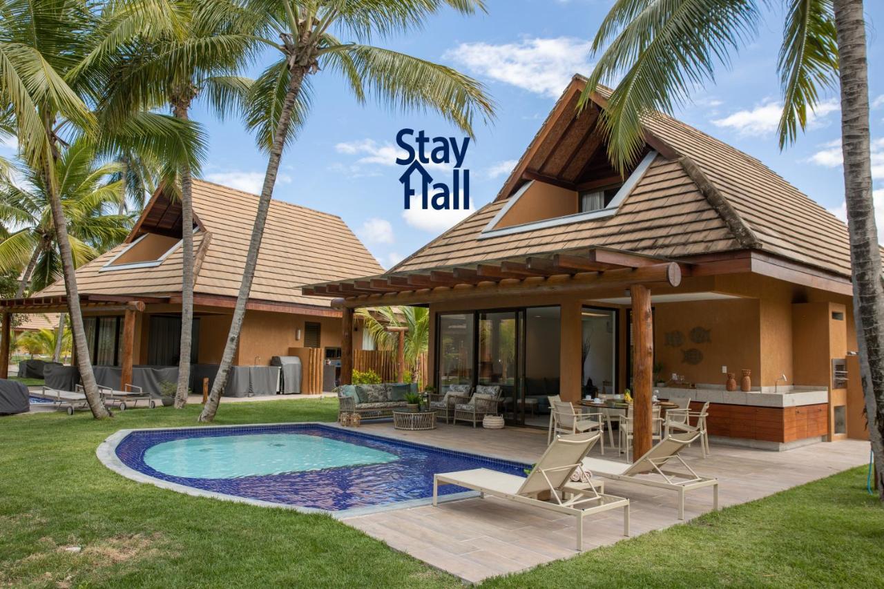 Bangalo Luxo-3Qt-Jacuzzi E Piscina Privativa-Sh009 Villa Praia dos Carneiros Eksteriør billede